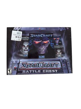StarCraft Battle Chest PC Complete NEW Sealed Strategy Guide Brood War Expansion